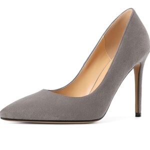 Chic Gray Women's Heels